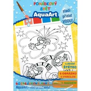 AKIM omalovánky A4 s barvami Smetana