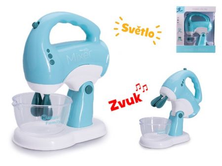 Kuchyňský robot 17x13,5cm na baterie se světlem, zvukem a doplňky v krabičce