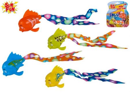 Sun Fun rybičky 19cm potápějící se 2ks 2barvy na kartě