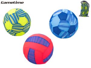 Gametime míč textilní 23cm 3druhy v síťce