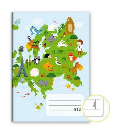 Sešit 512 linka 16mm, 10 listů, A5 - NOTES