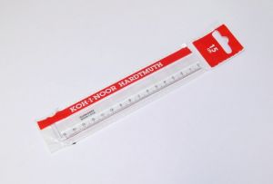 KOH-I-NOOR Pravítko 15cm transparentní