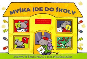 JIKO omalovánky A4 Jde do školy MYŠ