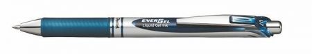 Gelové pero "EnerGel BL77", tmavě modrá, 0,35 mm, stiskací mechanismus, PENTEL BL77-CAX