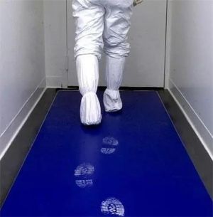 Čisticí podložka, modrá, antibakteriální, 45 x 115 cm, 30 listů, 451155-30