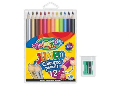 Colorino pastelky Jumbo 12 barev kulaté