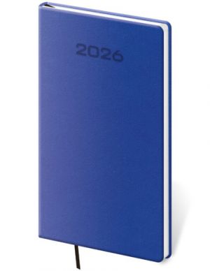Diář týdenní kapesní A5 Soft - modrá 2026 / 15cm x 8cm / DSO426-2-26