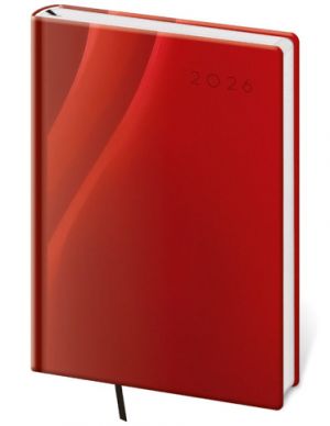 Diář týdenní A5 Vario - 3 RED DESIGN 2026 / 20,5cm x 14,5cm / DV423-03-26