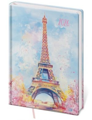 Diář týdenní A5 Vario Lyra - Paris 2026 / 20,5cm x 14,5cm / DV423-37-26