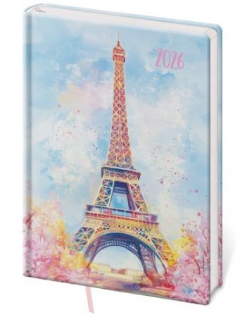 Diář týdenní A5 Vario Lyra - Paris 2026 / 20,5cm x 14,5cm / DV423-37-26