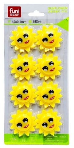 Magnety sluníčko 8 ks