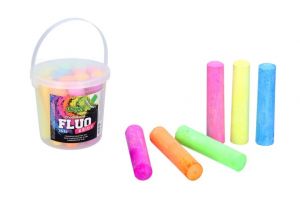 Křídy chodníkové FLUO 15 barev