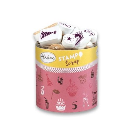 Razítka Aladine Stampo Scrap Oslava