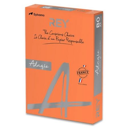 Barevný papír Rey Adagio oranžový