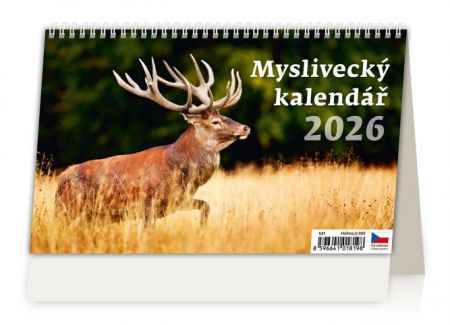 Kalendář stolní Myslivecký kalendář 2026 / 16,9cm x 22,6cm / S21-26