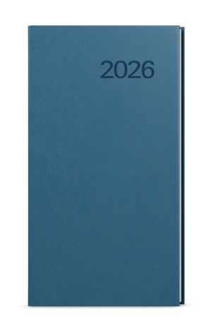 Diář týdenní - Jakub - Vivella - kapesní - petrolejová 2026 / 15cm x 7,5cm / BTJ6-25-26