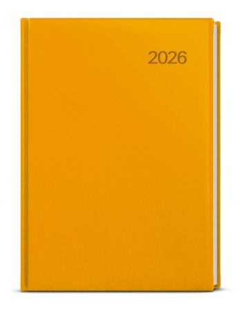 Diář denní - Ctirad - Vivella - A5 - okrová 2026 / 20,5cm x 14,3cm / BDC6-23-26