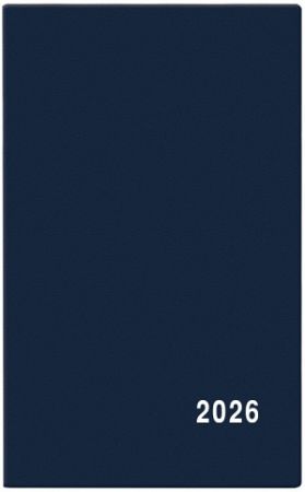 Diář týdenní - Alois - PVC - modrá 2026 / 15cm x 9cm / BTA1-1-26