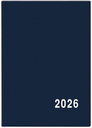 Diář měsíční - Anežka - PVC - modrá 2026 / 10cm x 7cm / BMA1-1-26