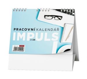 Kalendář stolní Pracovní kalendář IMPULS I 2026 / 10,5cm x 14,8cm / BSM1-26