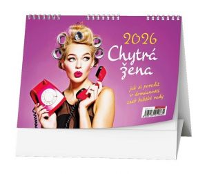 Kalendář stolní Chytrá žena 2026 / 15cm x 21cm / BSE3-26