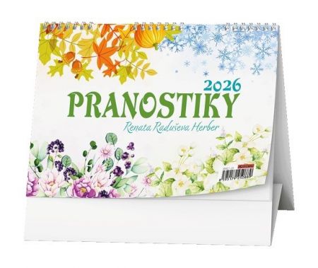 Kalendář stolní Pranostiky (Renata Raduševa Herber) 2026 / 15cm x 21cm / BSE7-26