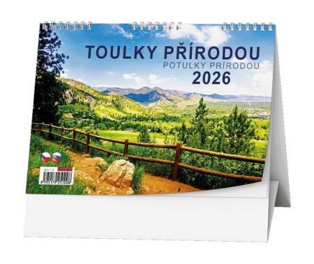 Kalendář stolní Toulky přírodou 2026 / 15cm x 21cm / BSH7-26