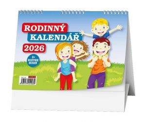 Kalendář stolní Rodinný kalendář 2026 / 15cm x 21cm / BSI1-26