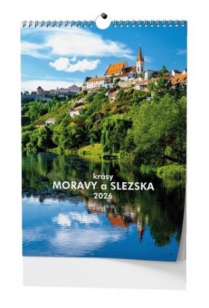 Kalendář nástěnný Krásy Moravy a Slezska - A3 2026 / 45cm x 32cm / BNF7-26