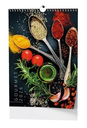 Kalendář nástěnný Gourmet - A3 2026 / 45cm x 32cm / BNG11-26