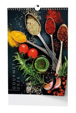 Kalendář nástěnný Gourmet - A3 2026 / 45cm x 32cm / BNG11-26