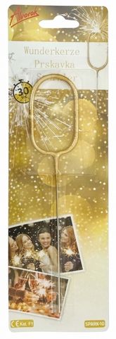 Prskavka číslo 0 - 1 ks, doba hoření 30s (17 cm)