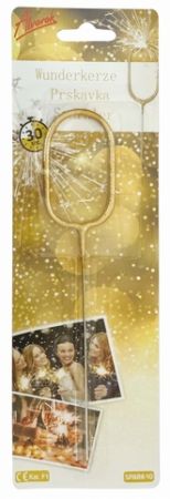 Prskavka číslo 0 - 1 ks, doba hoření 30s (17 cm)