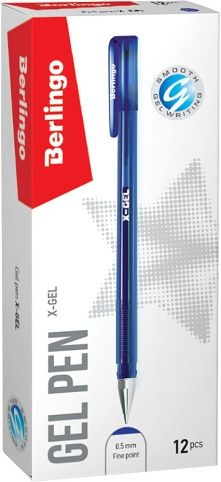 BERLINGO propiska X-gel 0,5mm modrá /12/