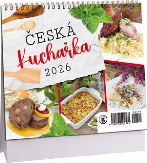 Kalendář stolní MINI Česká kuchyně 2026 / 17cm x 14,5cm / K771