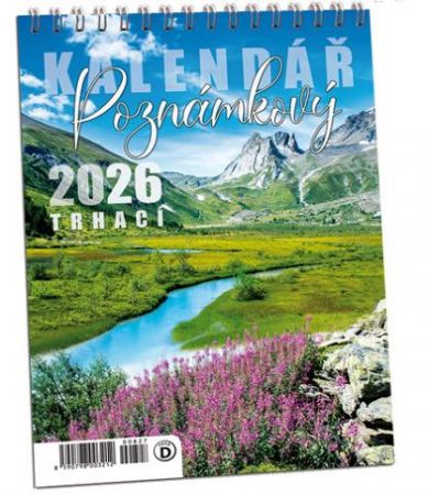 Kalendář stolní Trhací Kalendář stolní 2026 / 23cm x 16cm / K827