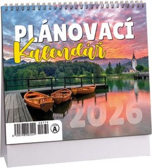 Kalendář stolní Plánovací mini 2026 / 17cm x 14,5cm / K779