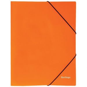 BERLINGO složka A4 Neon s gumou orange