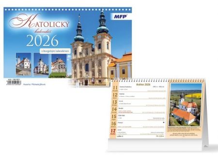 Kalendář stolní Katolický 2026 / 23cm x 23cm / 1061651
