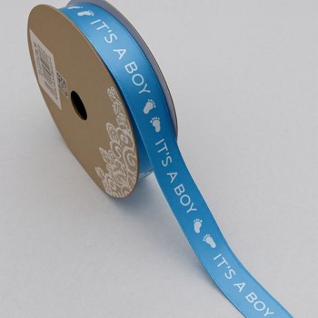 Dekorační stuha baby 1,5cm modrá It&sbquo;s boy
