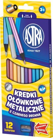 ASTRA pastelky metal 12 barev