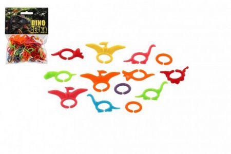 Dino céčka barevná cca 150 ks plast v sáčku