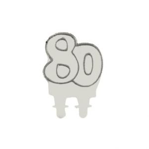 Svíčky dortové čísla "80" MIXIMPORT