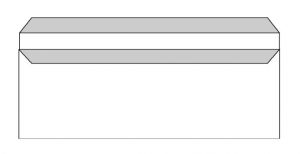 BANTEX obálka DL bílá, samolepící /25ks/