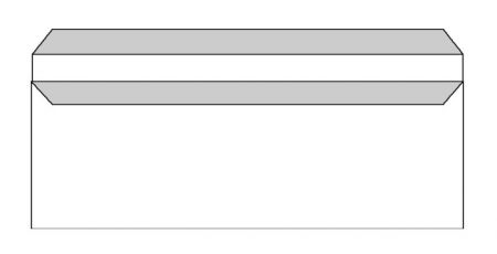 BANTEX obálka DL bílá, samolepící /25ks/