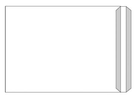 BANTEX obálka C5 bílá, samolepící, 1 ks