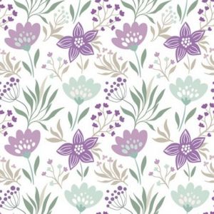 Ubrousky DAISY L (20ks) Lilac Collage with Butterflies