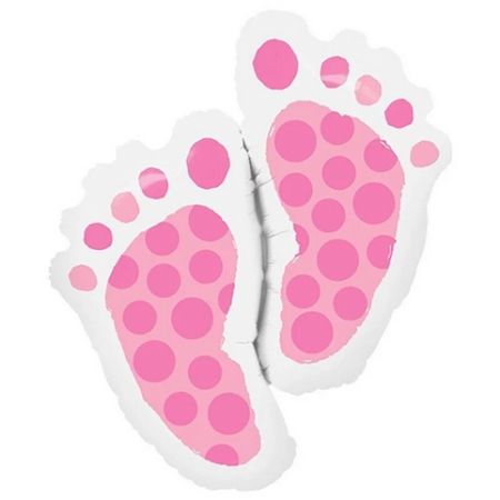 GD balónek fóliový 35cm QL SHP Baby feet