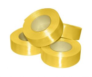 ALIGA stuha 38/32m -02 žlutá hladká /4/