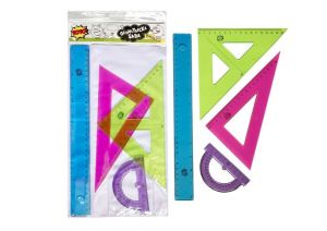 W-Geometrická sada 4ks 30cm 4877 barevn